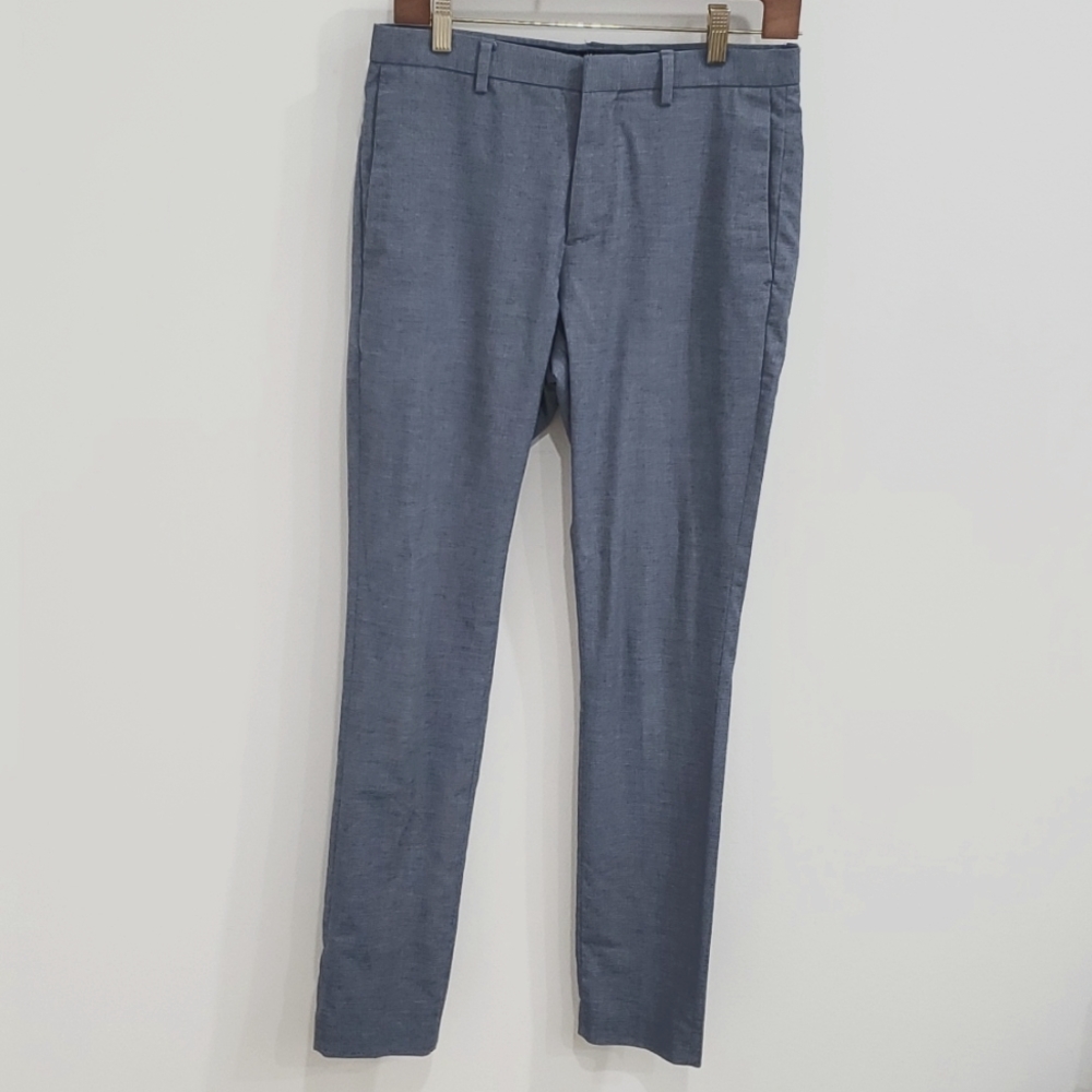H&M Blue Men's Super Skinny Trousers Size 30R
